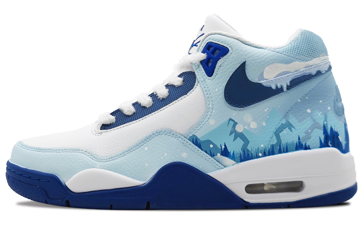 Nike Flight Legacy Basketball Shoes Men Mid-Top White купить в интернет-магазине Yoocart с быстрой доставкой по России.