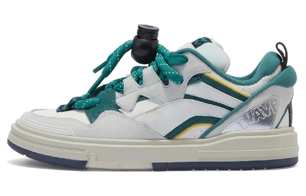 LiNing Wave SWAG Skateboard Shoes Men's Low Top Wild Duck Green