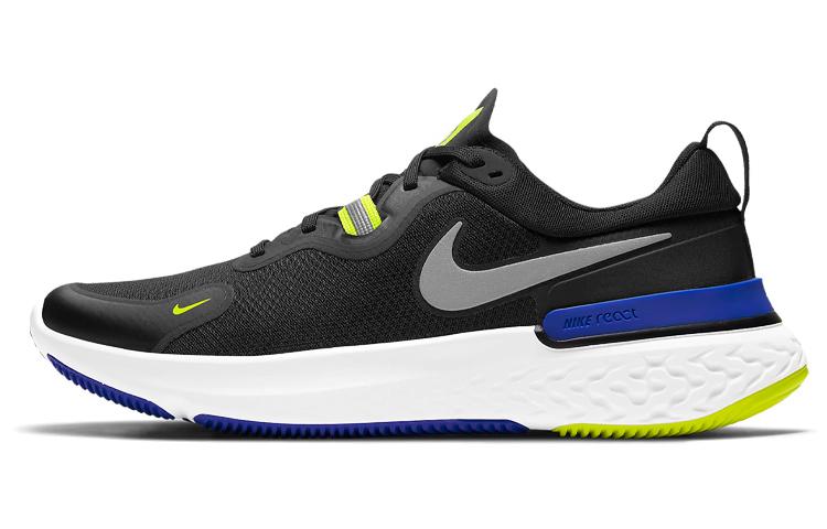 Nike React Miler Black Cyber Blue