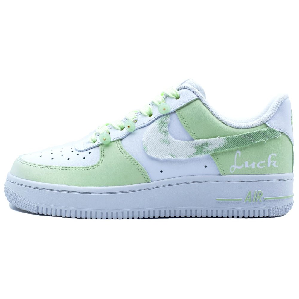 Nike Air Force 1 Spring Awakening Anti Slip Wear Resistant Low Top Skateboard Shoes Women's Green