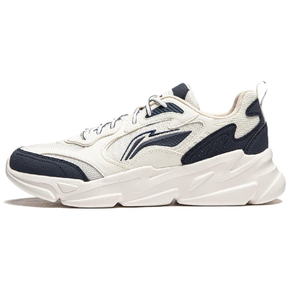 LiNing Cloud Sea Cushioning Anti-Slip And Wear-Resistant Support Casual Shoes Men's Blue White