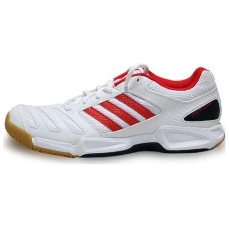 Adidas Bt Feather Badminton Shoes Unisex Low-Top Red White