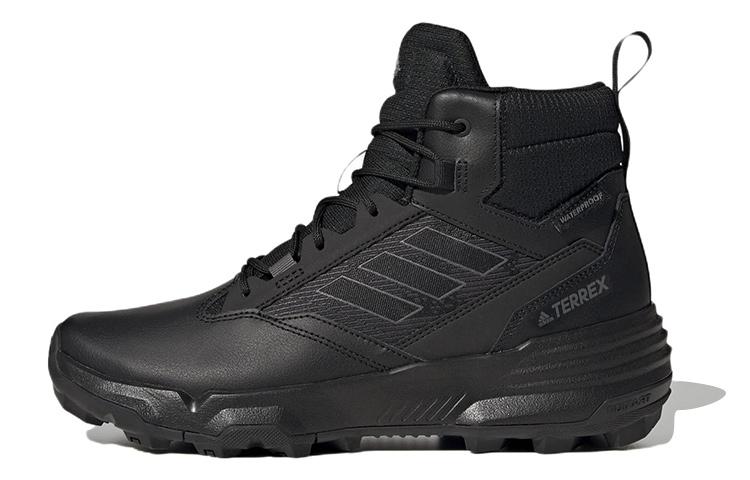 Adidas Terrex Unity Leather Mid Rain.RDY Black Grey