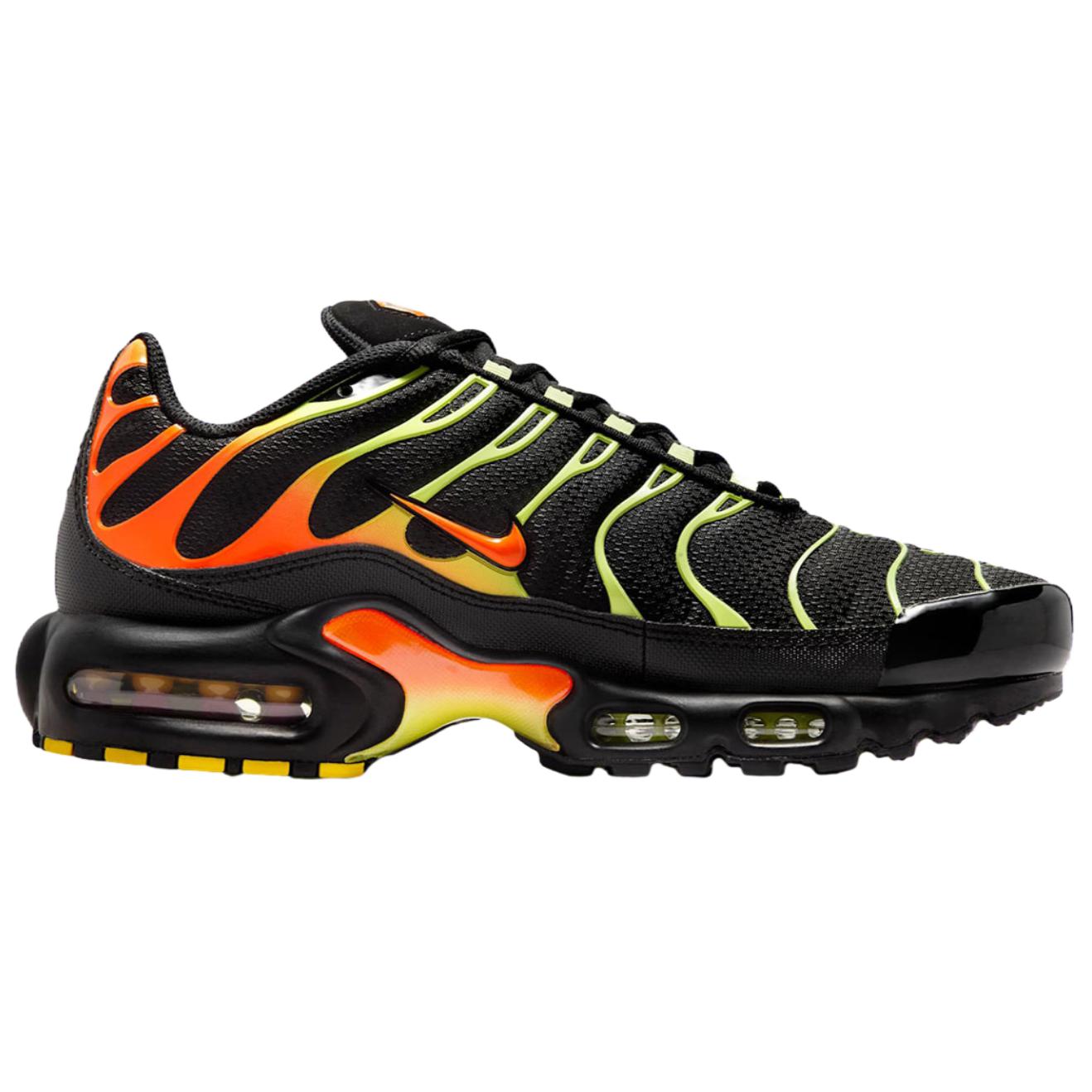 Nike Air Max Plus Running Shoes Unisex Black Orange
