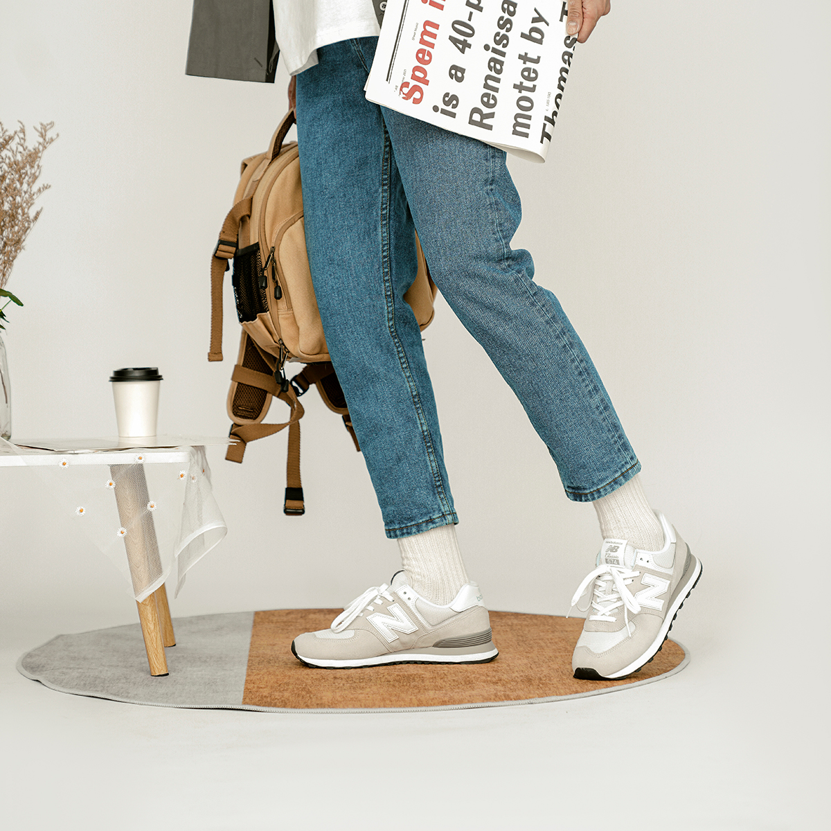 New Balance 574 Grey Nimbus Cloud купить в интернет-магазине Yoocart с быстрой доставкой по России.