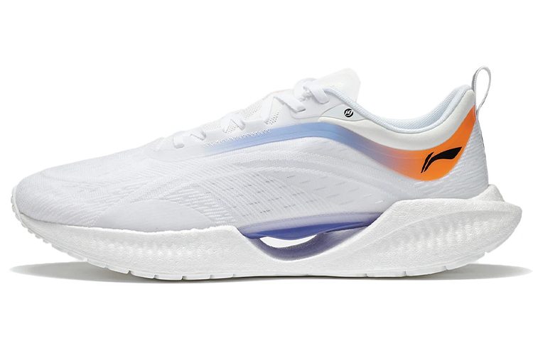 LiNing Super Light 19 Anti Slip Wear Resistant Low Top 䨻 Running Shoes Men's White Purple