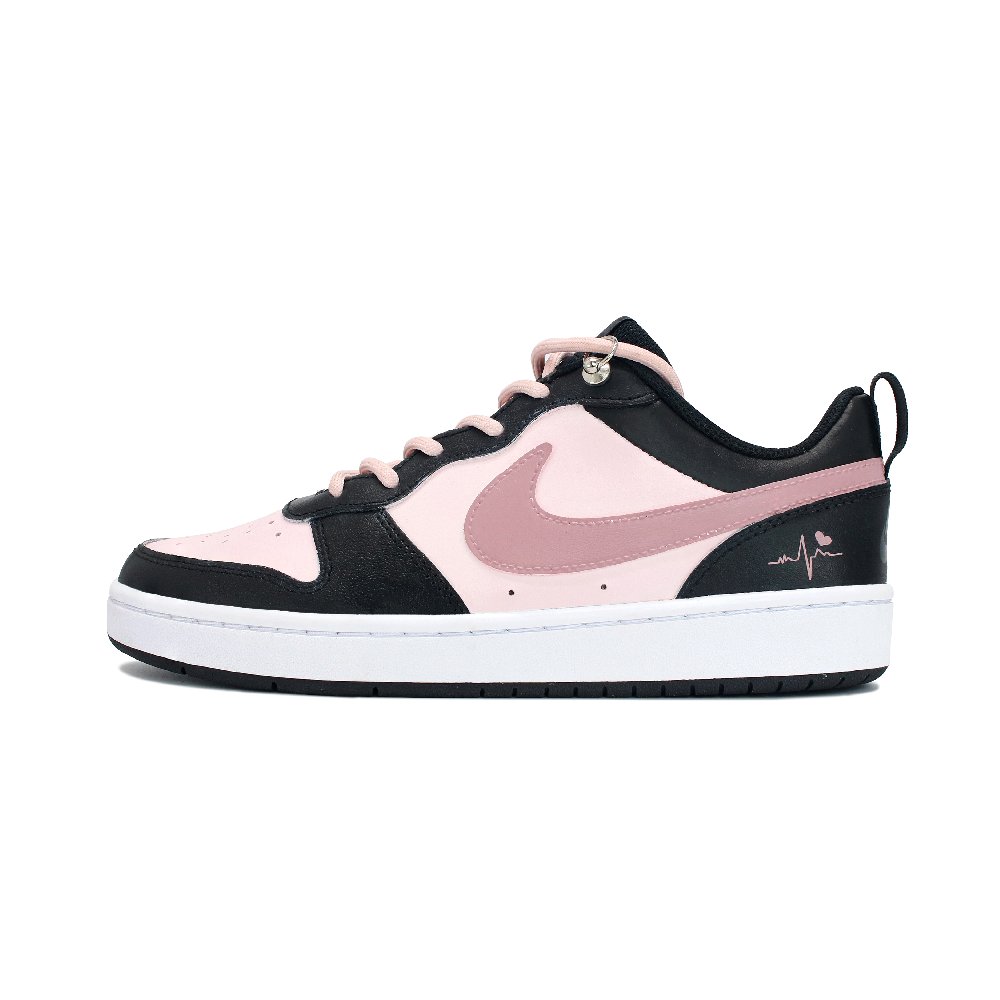 Nike Court Borough Skateboard Shoes Women's Low top Pink/Black