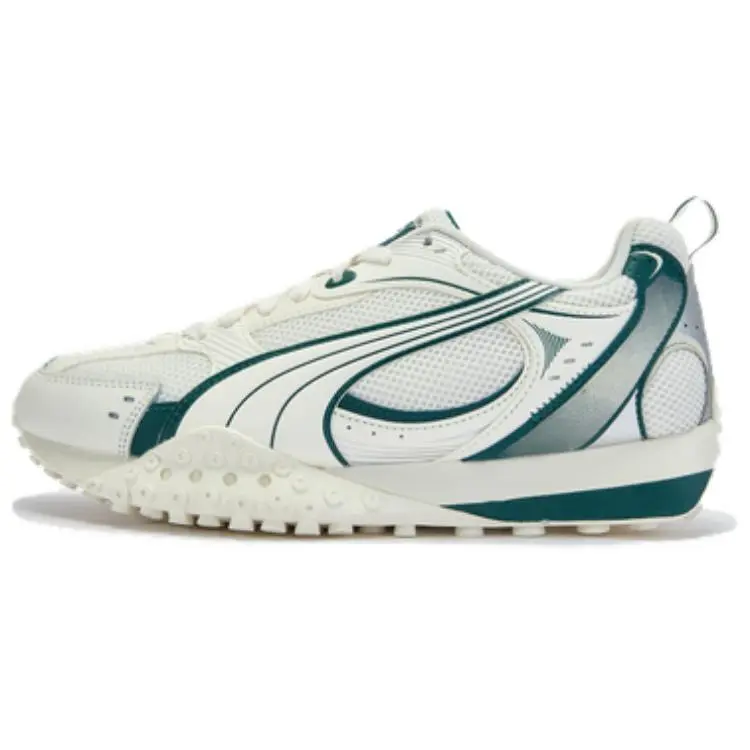 PUMA Blktop Rider Low Top Casual Shoes Unisex White Green