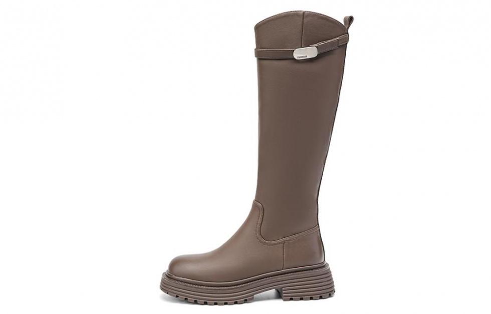 EBLAN Knee-high Boots Women's Brown