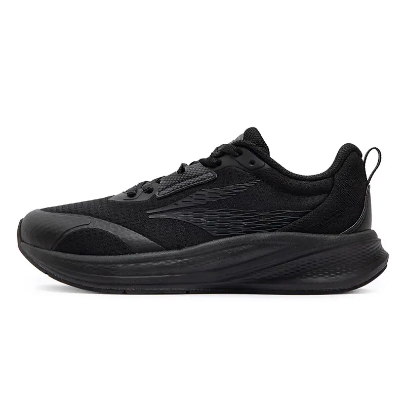 361° Flying Wing Cushioning Wear-Resistant Low-Top Casual Running Shoes Women's Obsidian Black