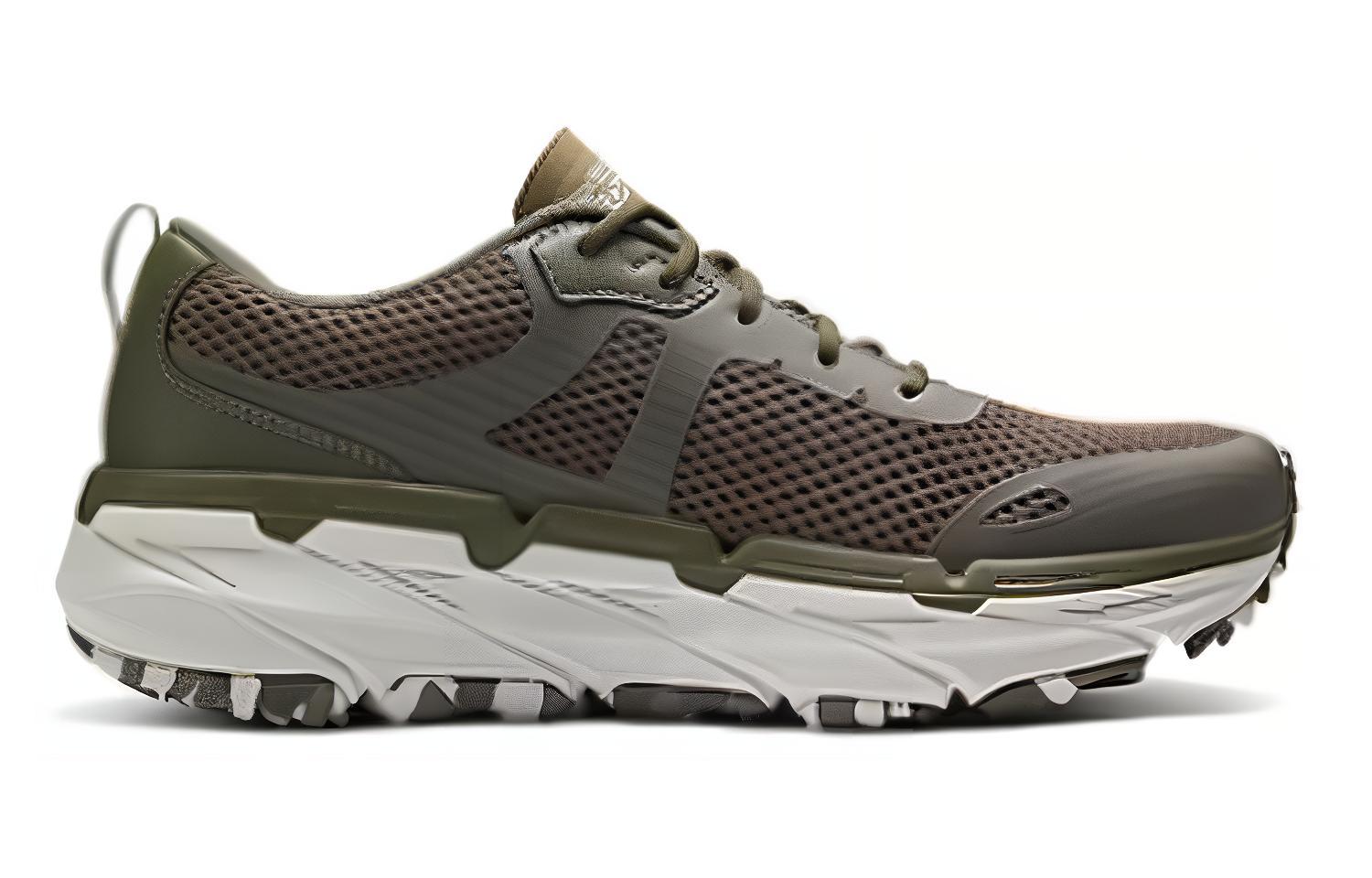 Skechers Cushioning Wear-Resistant Low-Top Running Shoes Men's Taupe купить в интернет-магазине Yoocart с быстрой доставкой по России.