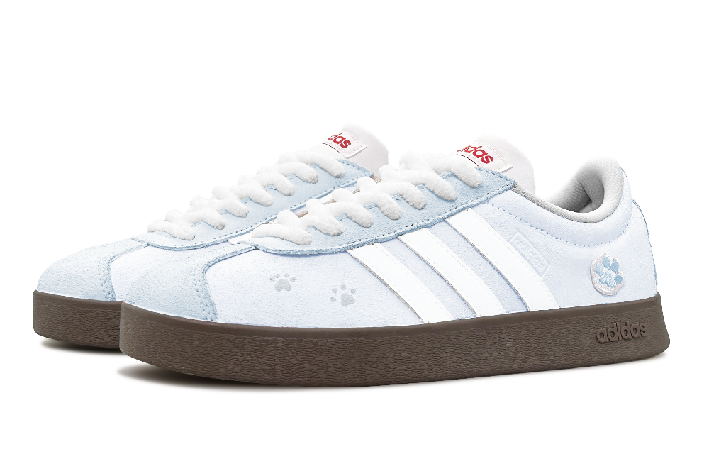 Adidas Neo VL Court Lifestyle Anti-Slip Wear-Resistant Low-Top Skateboard Shoes Unisex Blue White