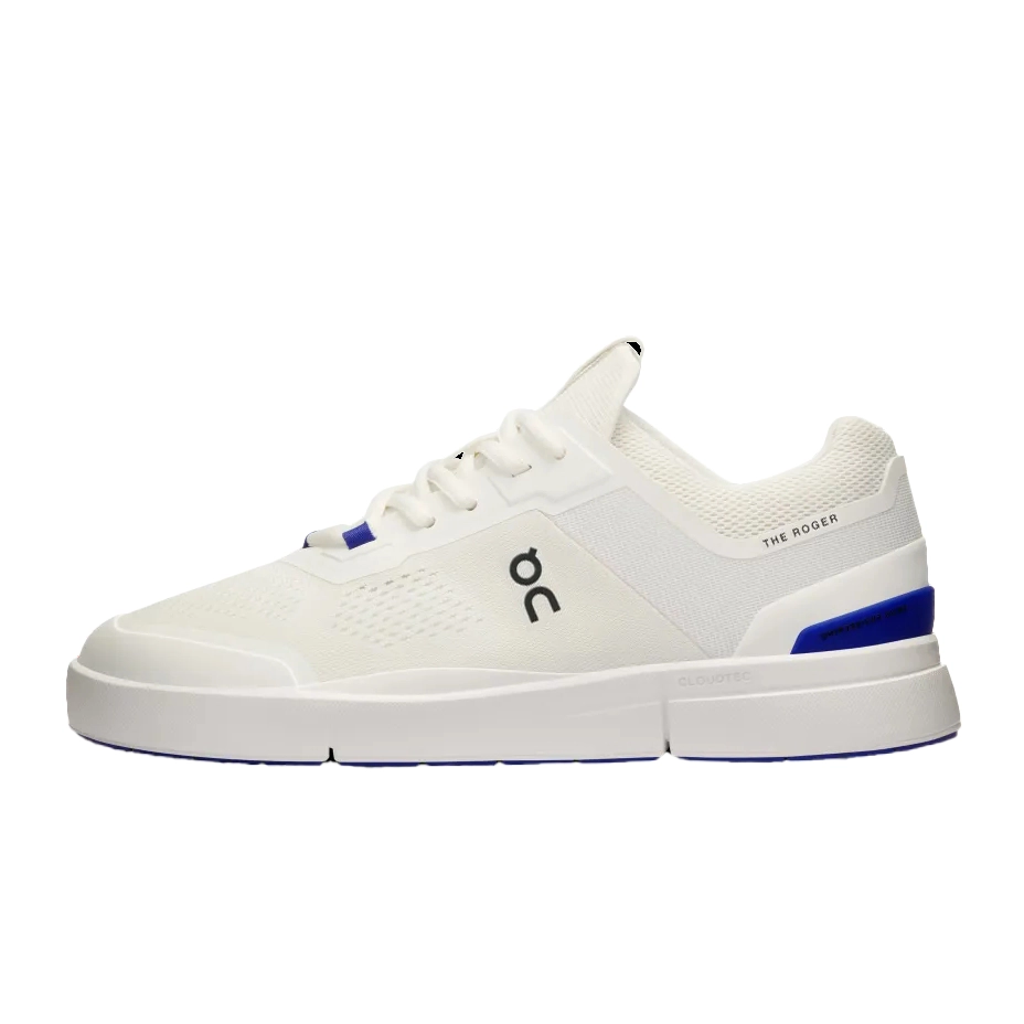 On The Roger Spin Slip Resistant Low top Tennis Shoes Women's White Blue