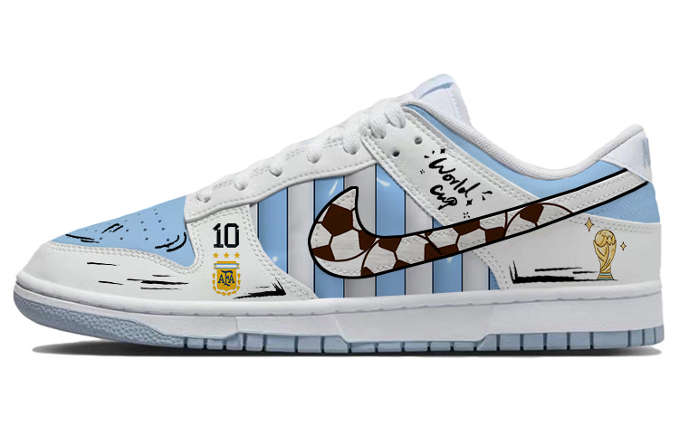 Nike Dunk Skateboard Shoes Men Low-Top Blue/White