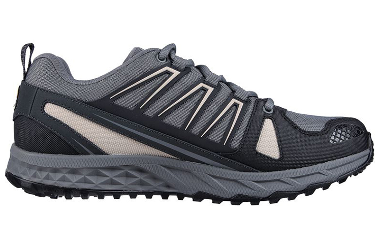 Skechers Escape Plan Low Top Hiking Shoes Men's Black Gray