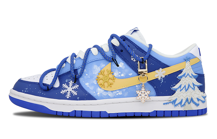 Nike Dunk Forest Snow Country Slip-Resistant Cushioning Wear-Resistant Low-Top Skateboard Shoes Men's Royal Blue