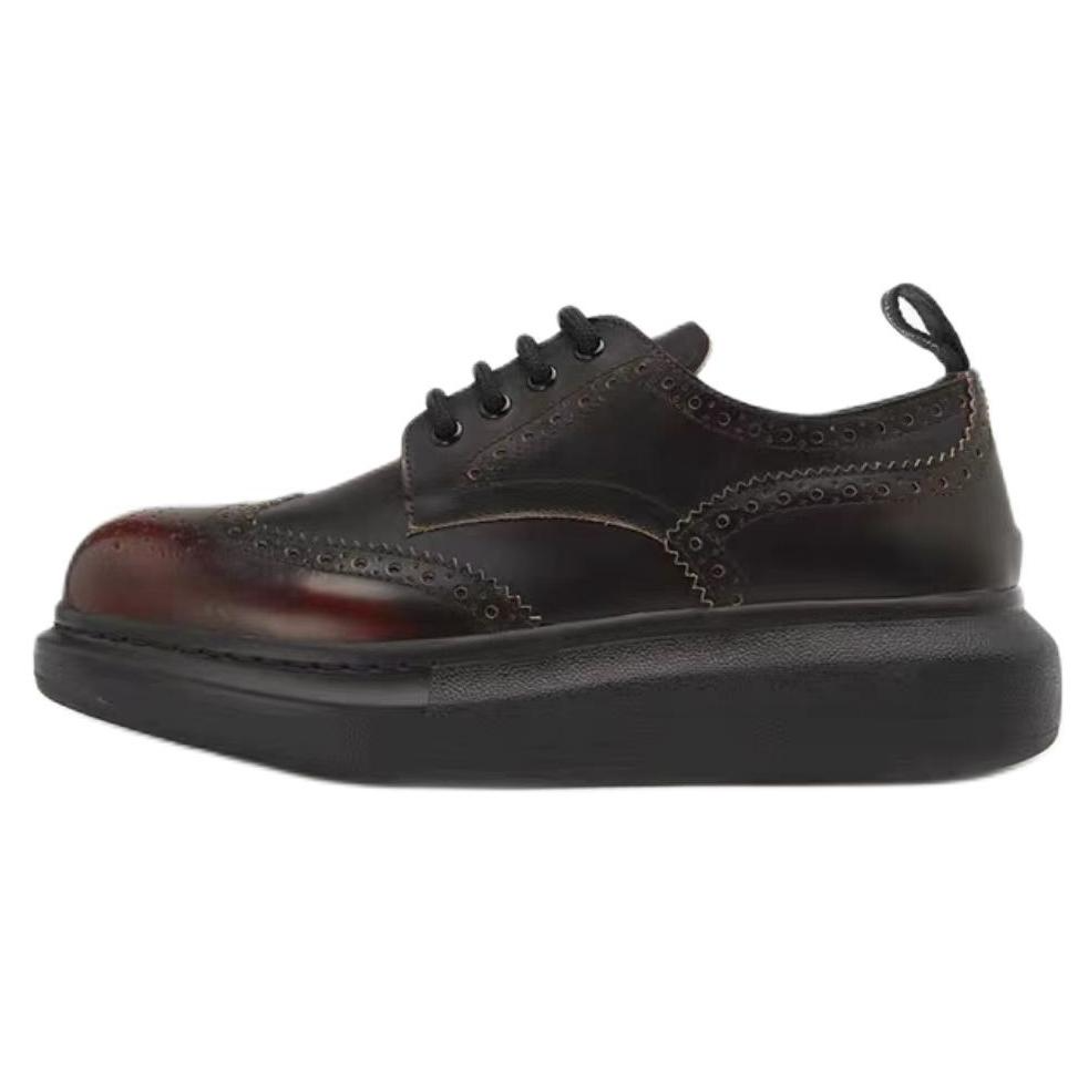 Alexander McQueen Low top Casual Shoes Men's Black Red