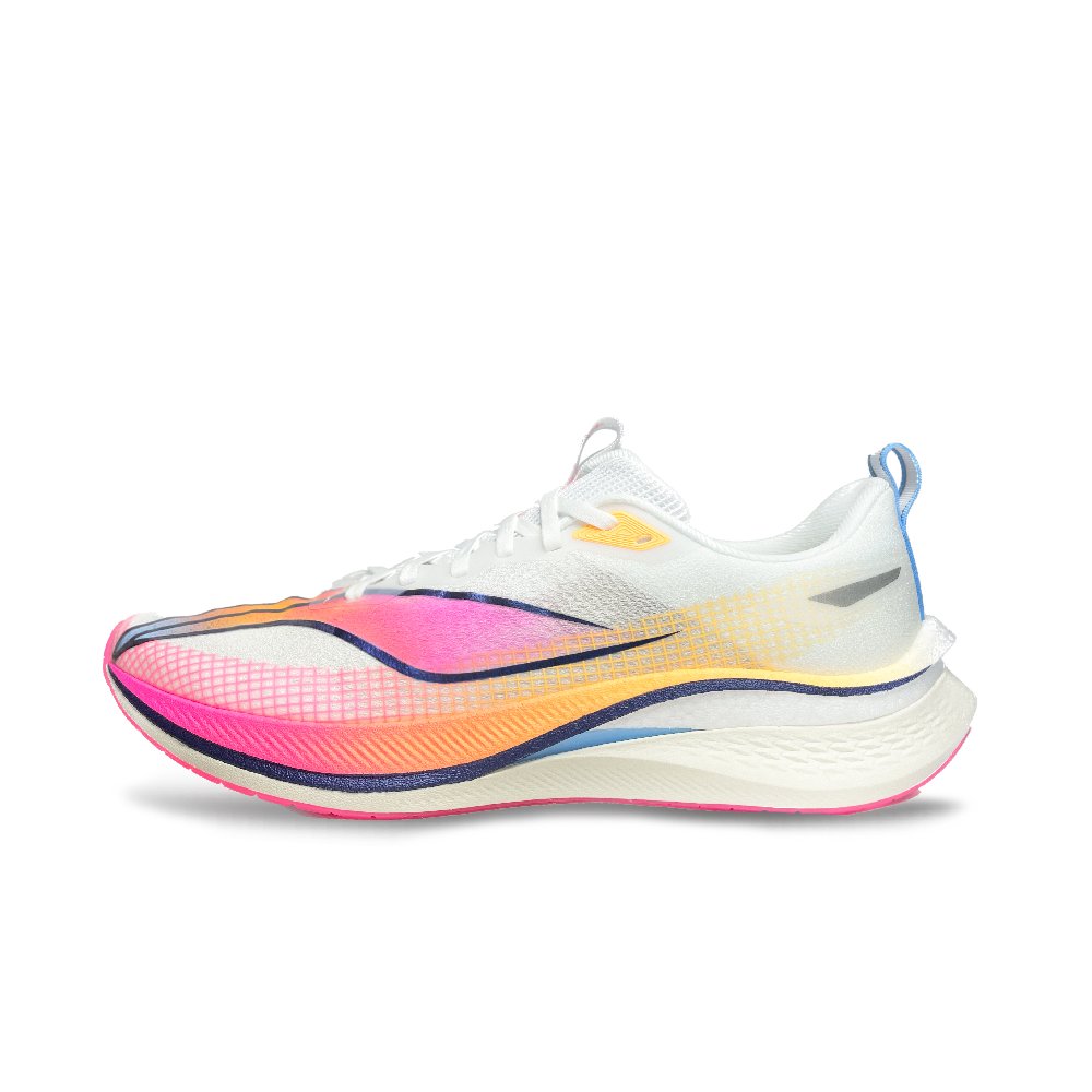 LiNing Red Hare 7 Pro Anti-Slip Wear-Resistant Low-Top Training Running Shoes Men's White Pink