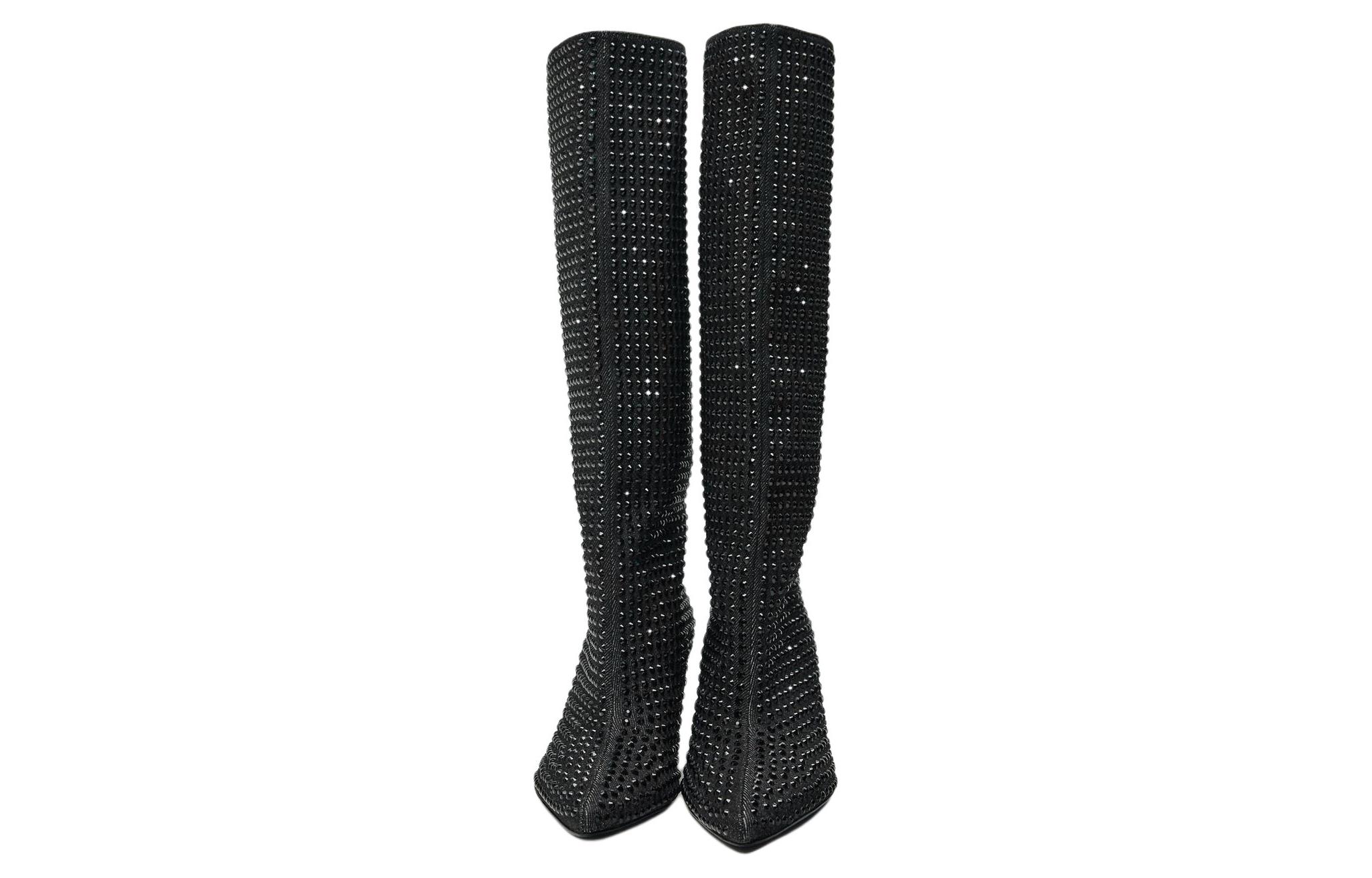 ZARA Knee high Boots Women's Black купить в интернет-магазине Yoocart с быстрой доставкой по России.