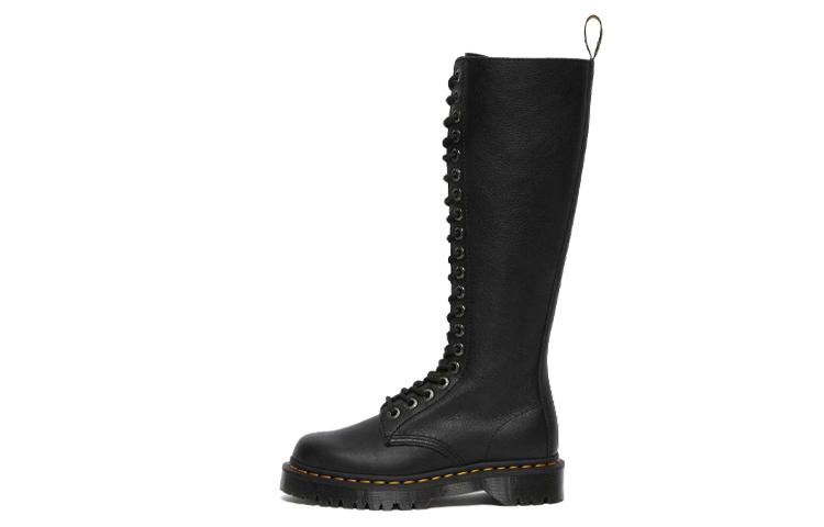 Dr. Martens 1B60 Bex Pisa Leather Knee High Boots 'Black Pisa' Women's