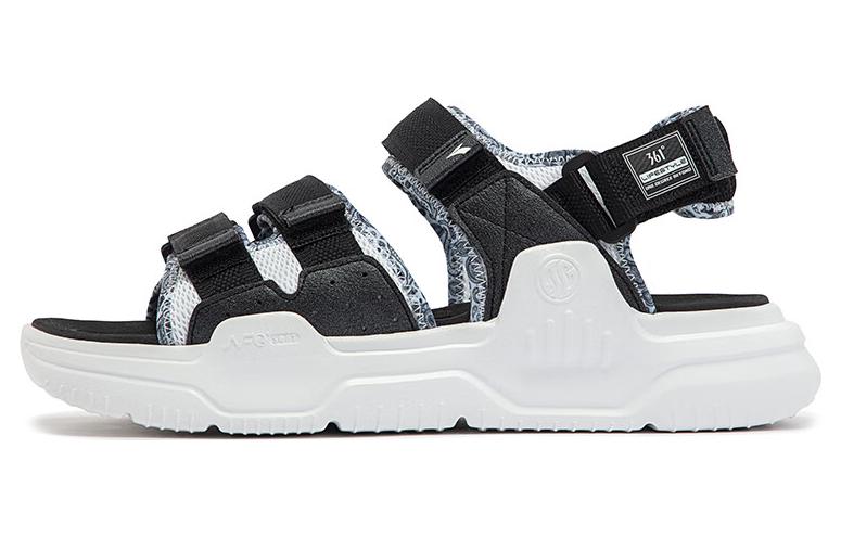361° Sports Sandals Men's Black White