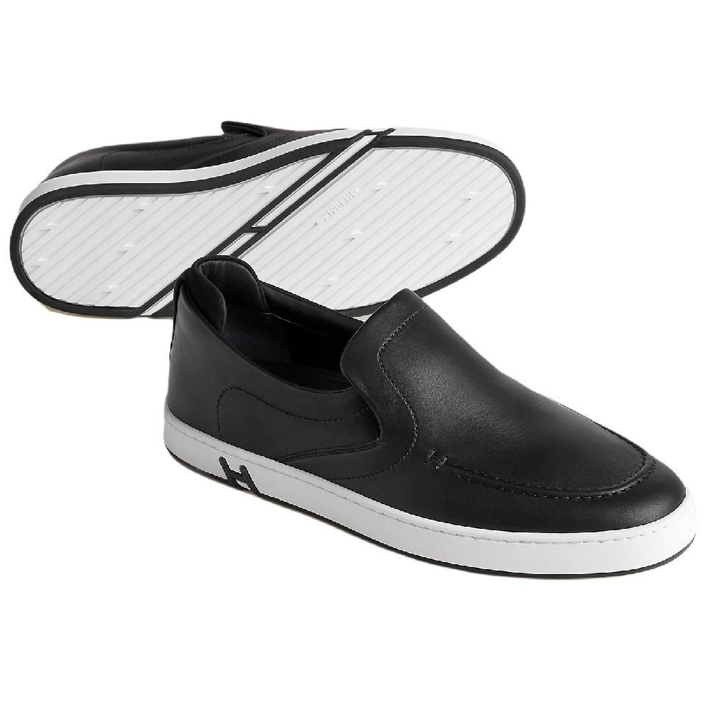 HERMES Kiddy Casual Shoes Men's Black
