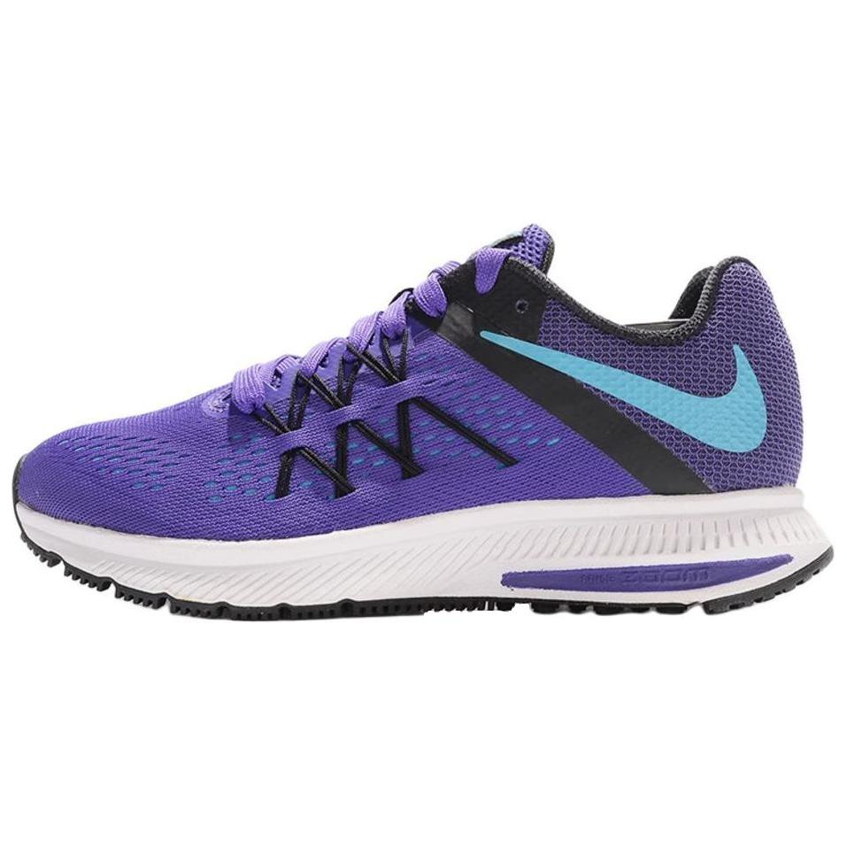 Nike Zoom Winflo 3 Wear-resistant And Lightweight Low-Top Running Shoes Women's Purple