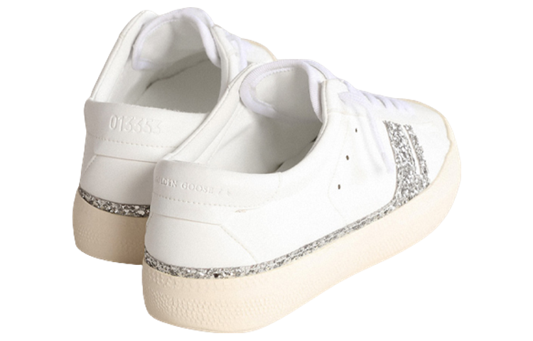 Golden Goose Glitter-trim Low-top Sneakers