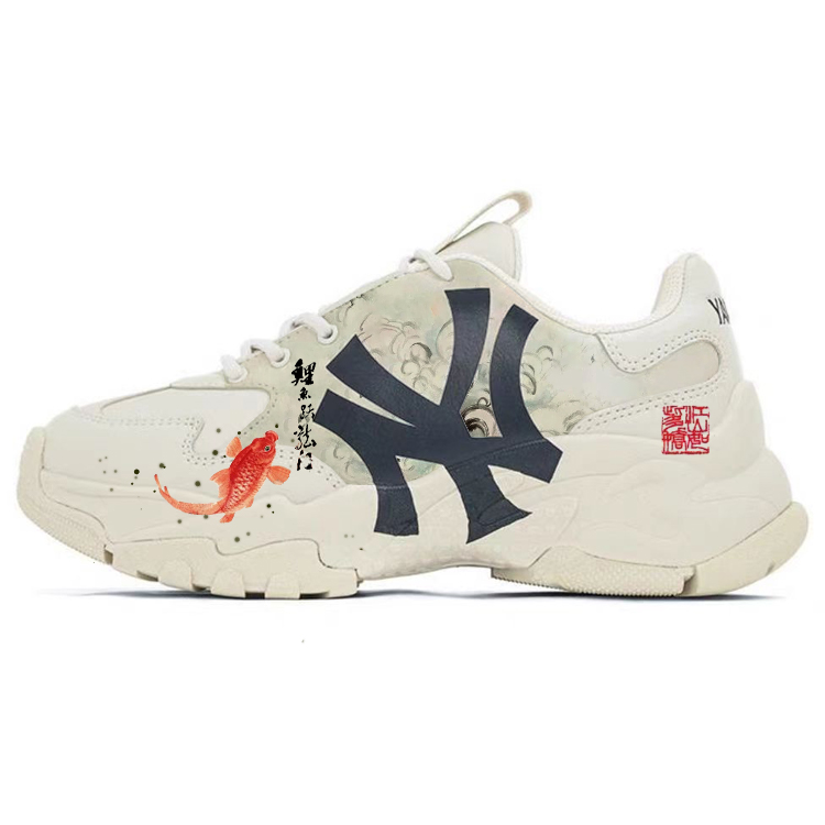 MLB Big Ball Chunky Sneakers Unisex Low top White/Yellow купить в интернет-магазине Yoocart с быстрой доставкой по России.