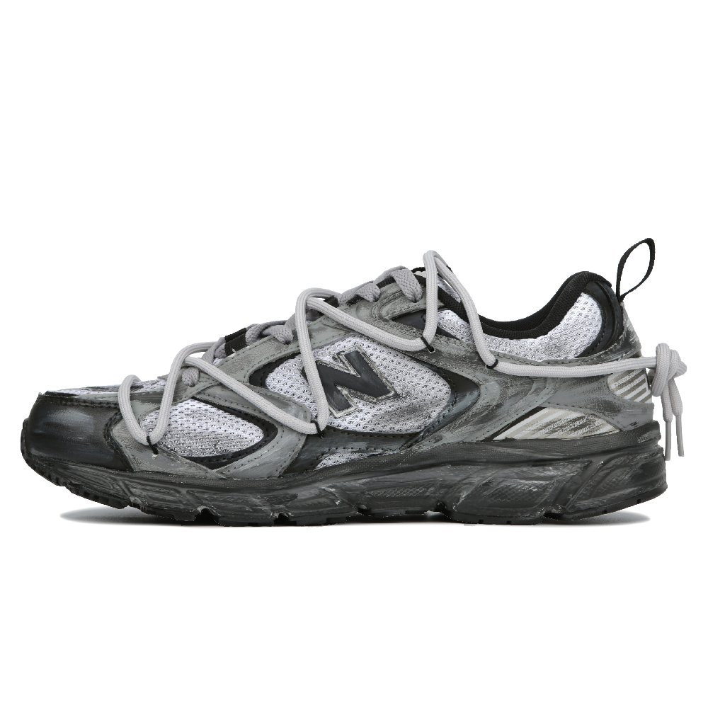 New Balance 408 Anti-Slip Wear-Resistant Breathable Lightweight Low-Top Casual Running Shoes Unisex Black Gray
