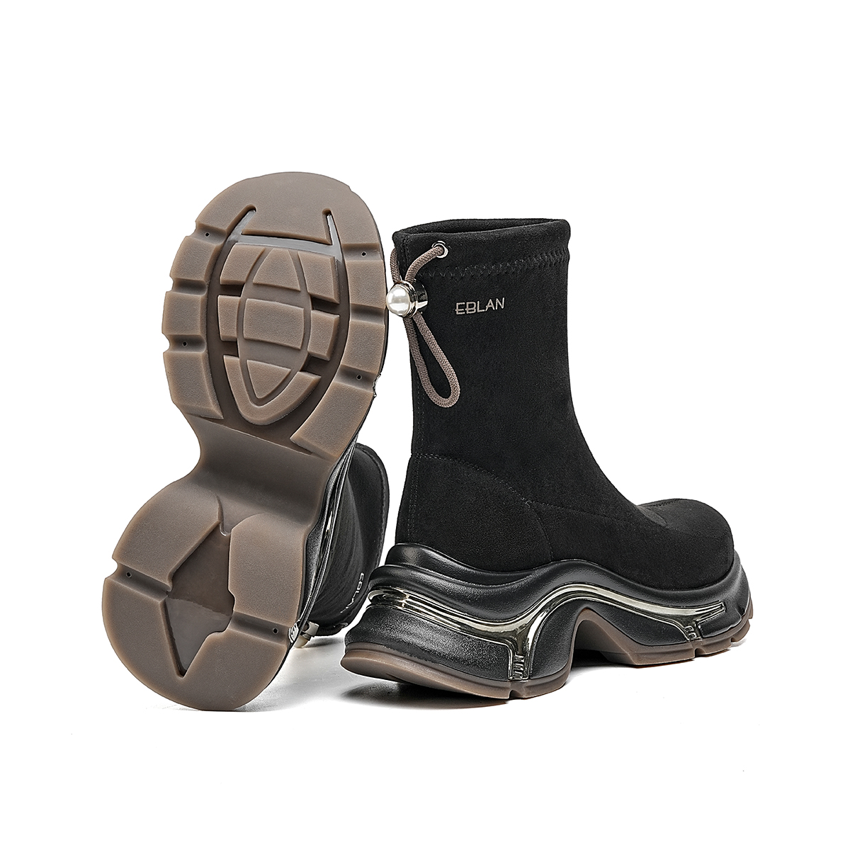 EBLAN Ankle Boots Women's Brown купить в интернет-магазине Yoocart с быстрой доставкой по России.
