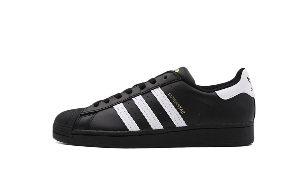 Adidas Originals SUPERSTAR Anti Slip Wear Resistant Low Top Skateboard Shoes Unisex Black
