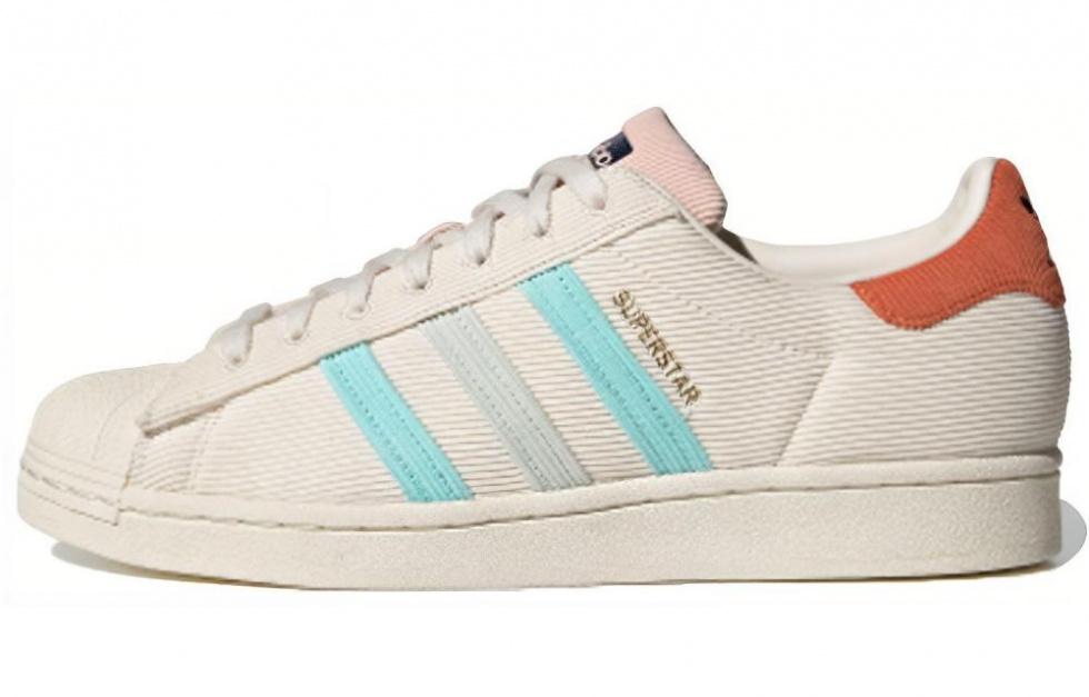 Adidas Superstar 'White Brick Red Blue'