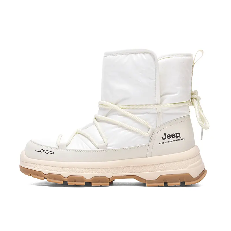 Jeep Short Snow Boots Unisex White