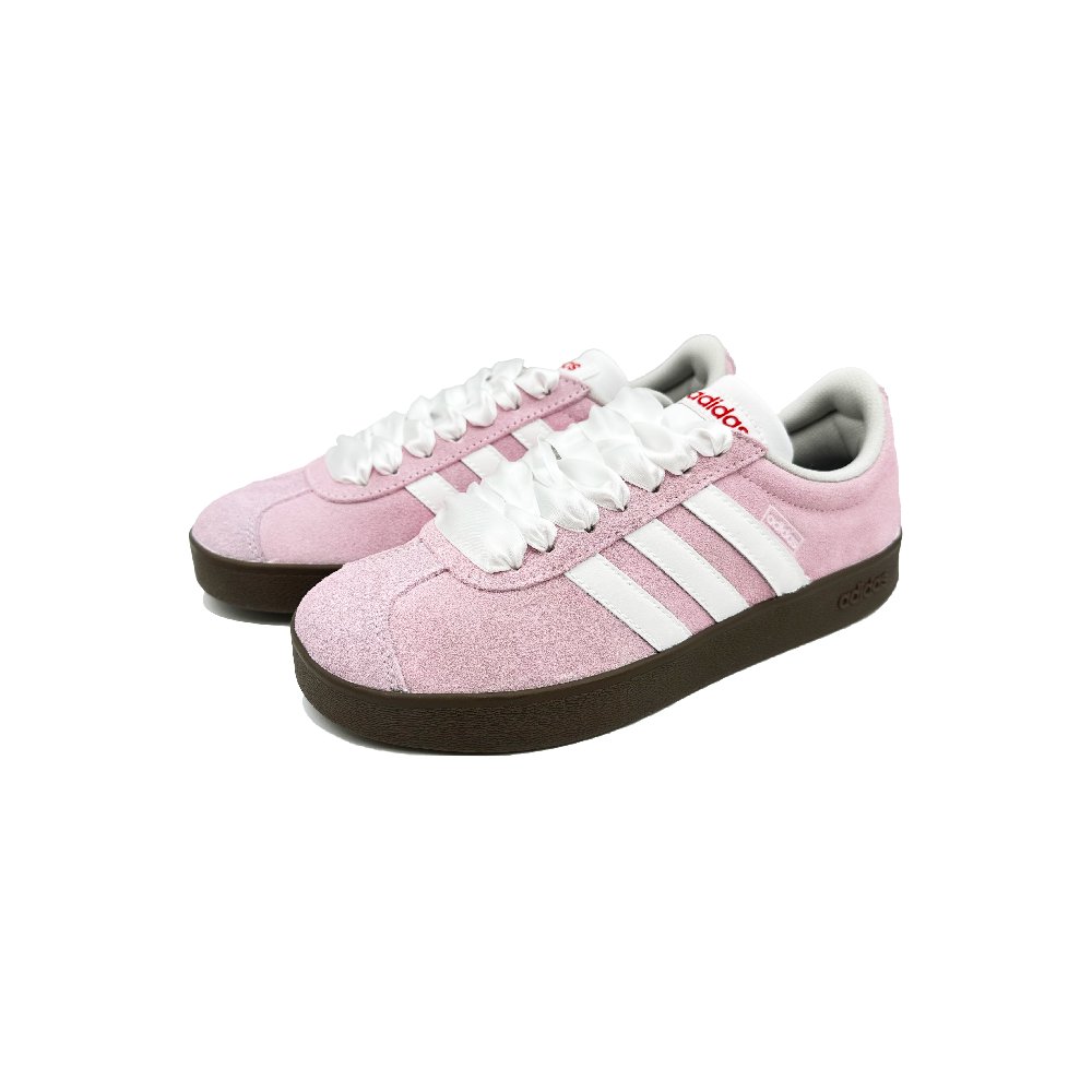 Adidas Neo VL Court 2.0 Skateboard Shoes Unisex Low Top Pink/White