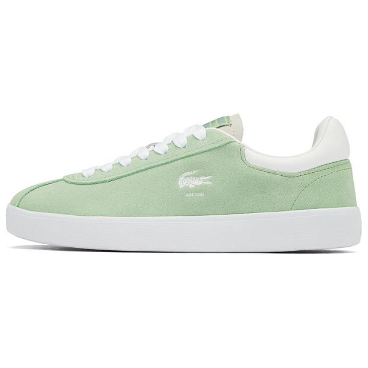 LACOSTE Low Top Skateboard Shoes Women's Green White