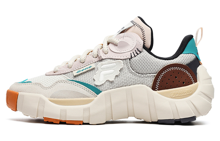 FILA FUSION Bone Sneakers 'Pink Grey White' Women's