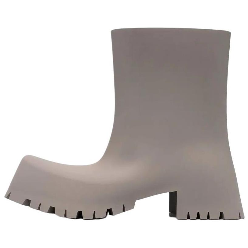 Balenciaga Trooper Rubber Boot Beige Women's