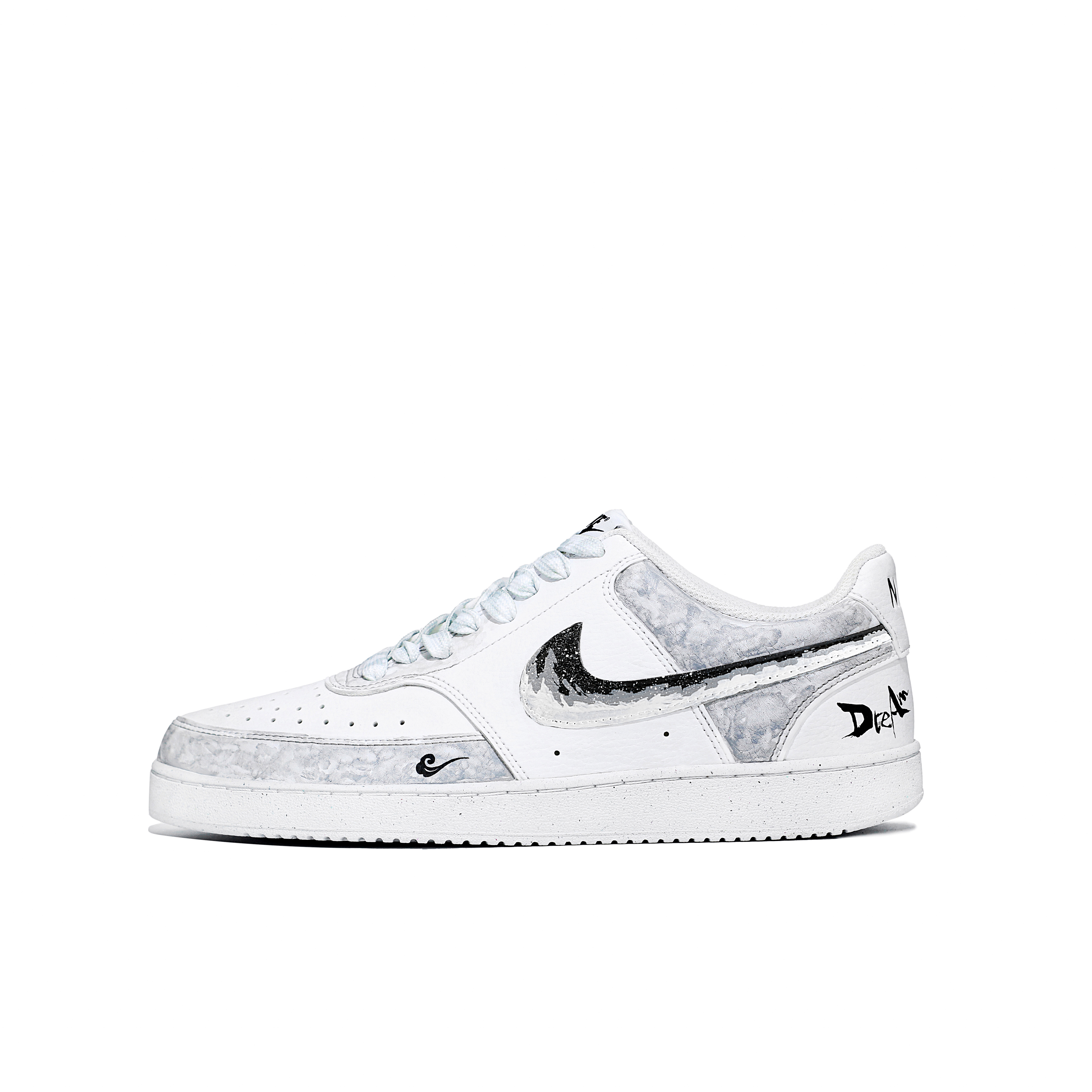 Nike Court Vision 1 Dreamy Realm, Created By Erya Slip Resistant Low Top Skateboard Shoes Men's Light Gray купить в интернет-магазине Yoocart с быстрой доставкой по России.