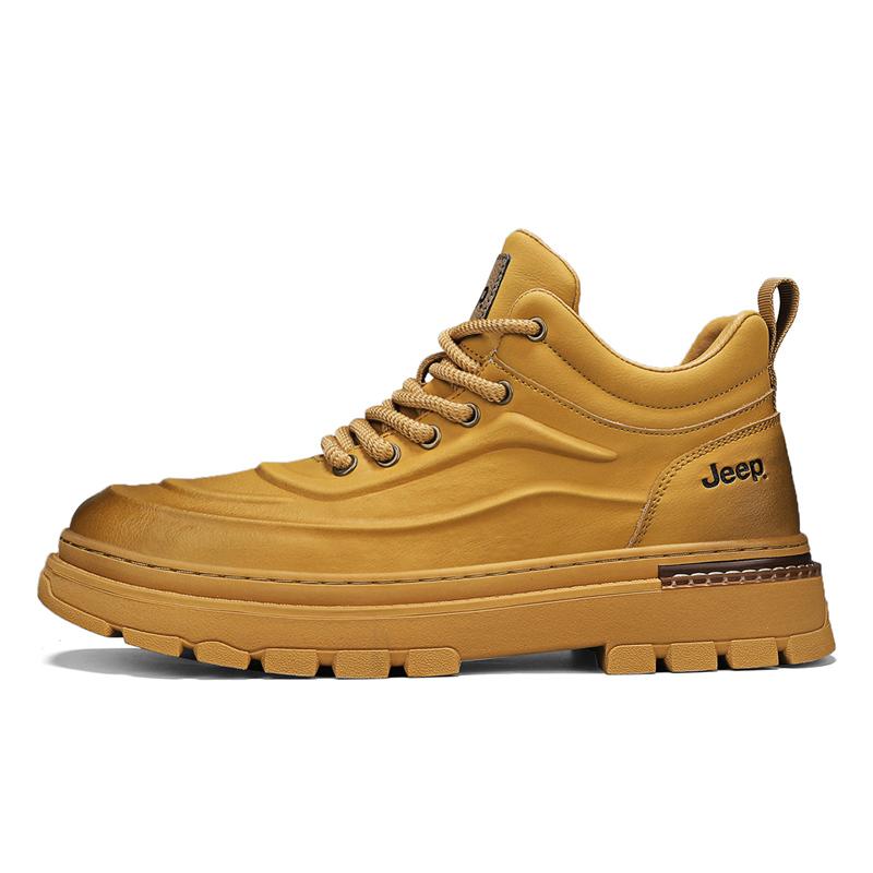 Jeep Classic Yellow Boots Short Martin Boot Men's