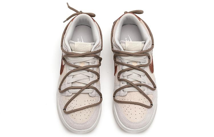 Nike Dunk Retro PRM'Vast Grey' Anti-Slip And Wear-Resistant Lightweight Low-Top Skateboard Shoes Women's Gray Brown купить в интернет-магазине Yoocart с быстрой доставкой по России.