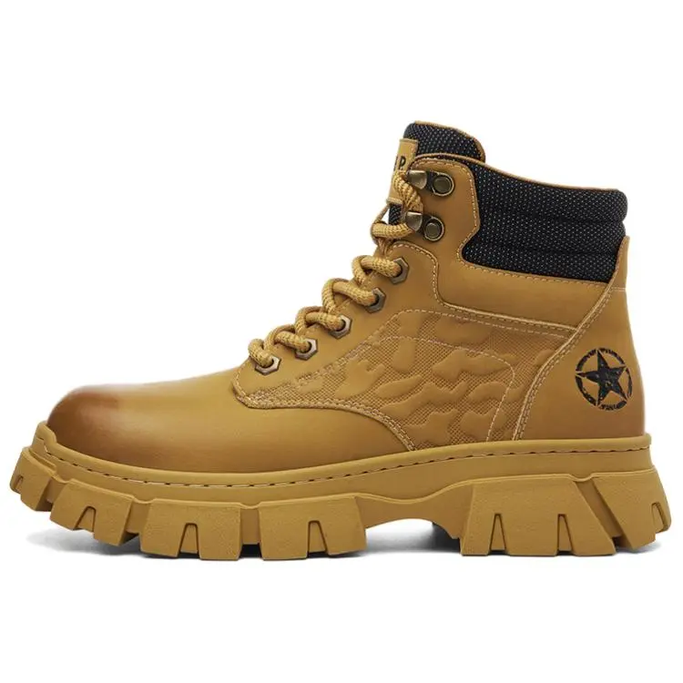 JEEP SPIRIT Short Martin Boot Men's Sunrise Yellow