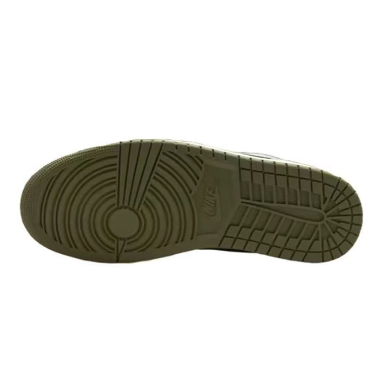 Jordan Air Jordan 1 Vintage Basketball Shoes Unisex Low Top White/Green