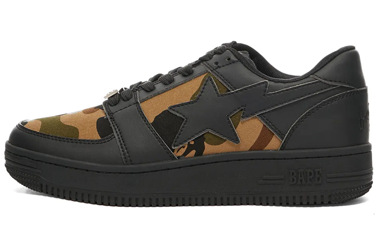 Bape 1st Camo Bape Sta Low Black