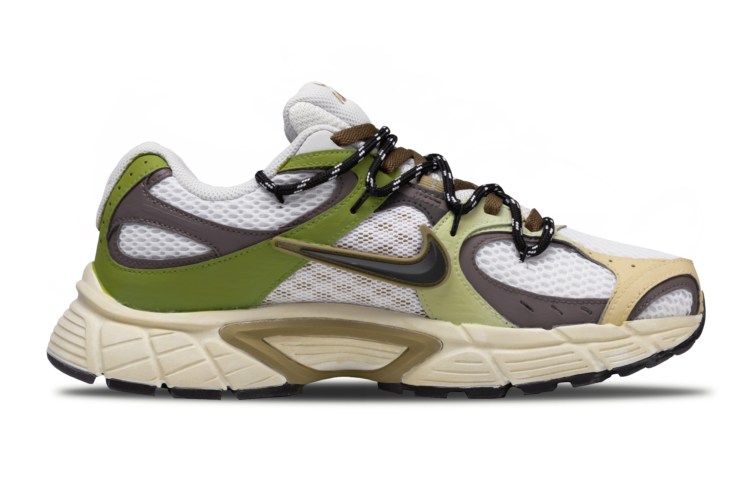 Nike V5 RNR Abrasion Resistant Breathable Low top Running Shoes Men's Brown Green