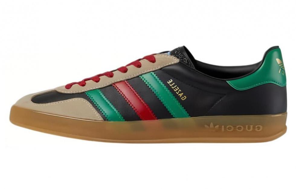 Gazelle Adidas X Gazelle GUCCI 'Black Green Red'