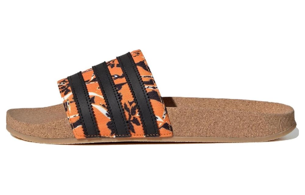 Adidas Originals Adilette 'Bright Orange Core Black Gum'