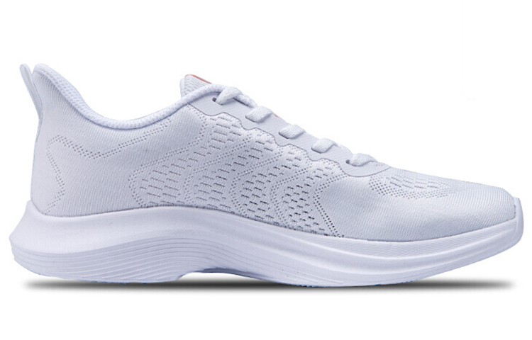 Anta Running Collection Shock Absorbers Slip Resistant Abrasion Resistant Low top Running Shoes Men's Anta White