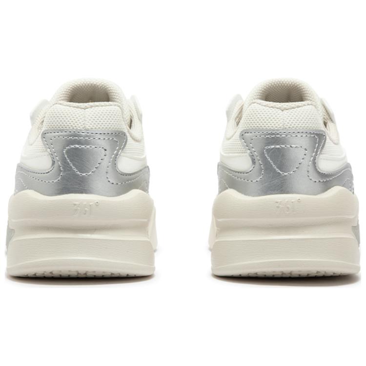 361° Anti-Slip And Wear-Resistant Breathable Low-Top Skateboard Shoes Women's White