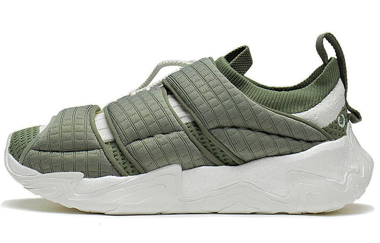 KUNG FU x LiNing Jackie Chan Cushioning Anti-Slip And Wear-Resistant Rebound Low-Top Casual Shoes Men's Green White
